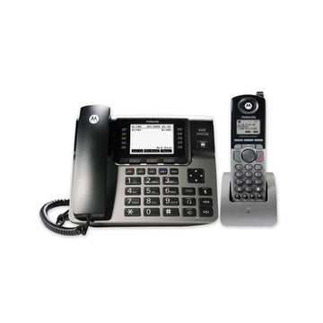 Motorola Ml1250 1-4 Line Corded-cordless Phone System, 1 Handset, Black-silver freeshipping - TVN Wholesale